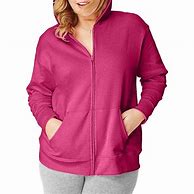 Image result for Plus Size Fleece Zip Up Jackets