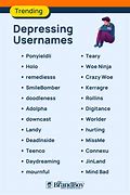 Image result for Depressing Usernames Examples