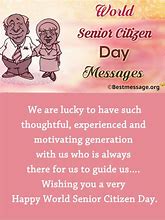 Image result for Message to Seniors