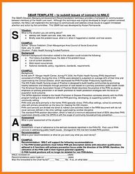Image result for Sbar Note Example