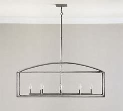 Image result for Fallon Forged-Iron Linear Chandelier, Bronze