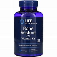 Image result for Bone Restore With Vitamin K Superior Calcium Formula (120 Capsules)