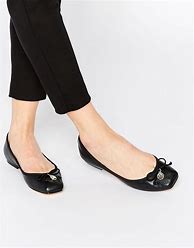 Image result for Women Walking in Leather Ballet Flats