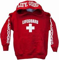 Image result for Red Lifeguard Hoodie Kids