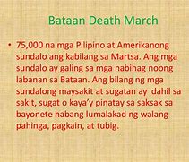 Image result for World War 2 Bataan Death March