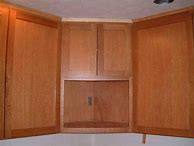 Image result for Corner Wall Microwave Cabinet