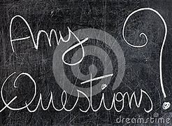 Image result for Any Questions Chalkboard