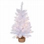 Image result for White Tabletop Christmas Tree