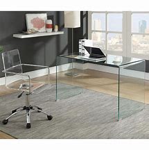 Image result for glass writing desk