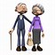 Image result for Elderly Couple Cartoon