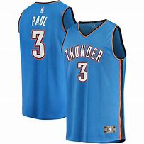 Image result for oklahoma city thunder chris paul jersey