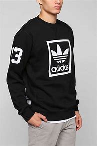 Image result for Adidas Sweatshirt Black One Stripe