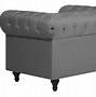 Image result for 3-Piece Gray Luxury Upholstered Chesterfield Sofa Living Room Set