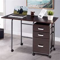 Image result for Folding Computer Desk with Chair