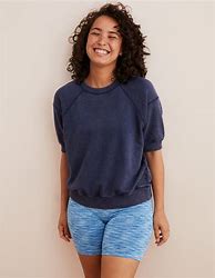 Image result for Women's Short Sleeve Sweatshirt