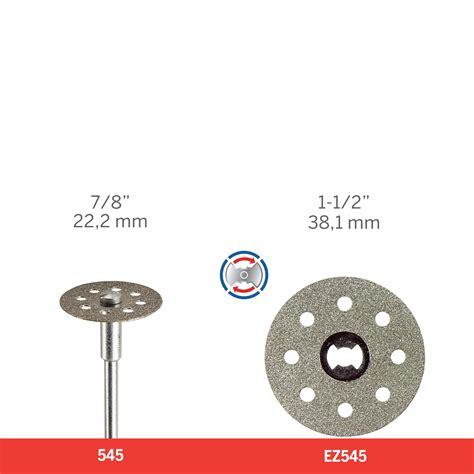 Dremel EZ476 1 1/2 Inch EZ Lock Rotary Tool Cut Off Wheels For Plastic  