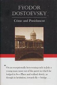 Image result for Crime and Punishment Fyodor Dostoevsky Book