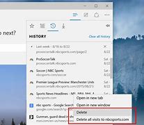 Image result for Microsoft Edge Browser History
