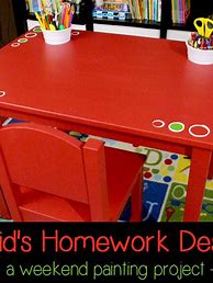 Image result for DIY Homework Desk
