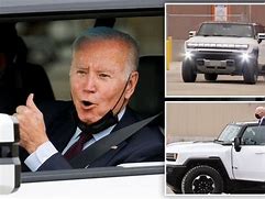 Image result for Biden Driving Hummer