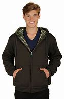 Image result for Brown Flannel Hoodie