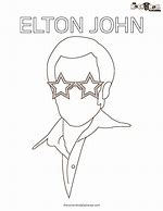 Image result for Elton John with Long Hair