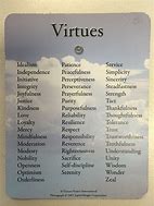 Image result for Virtue Examples