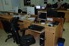 Image result for Contemporary Glass Office Desk