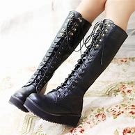 Image result for Knee High Goth Boots