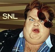 Image result for Chris Farley SNL Sunglasses Hug Stage