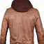 Image result for Brown Leather Jackets with Hood