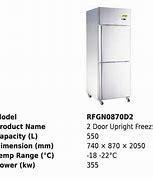 Image result for 2 Door Upright Freezer for Garage