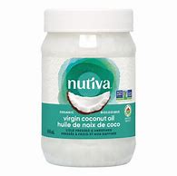 Image result for Nutiva Organic Cold-Pressed Virgin Coconut Oil, 15 Fl Oz USDA Organic, Non-GMO, Fair Trade, Whole 30 Approved, Vegan, Keto, Fresh Flavor And Aroma