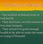 Image result for Bataan Death March Route Looks Like
