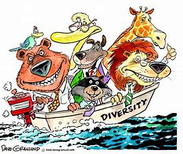 Image result for images diversity political cartoon