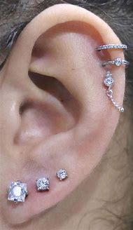 Image result for Ear Cartilage Piercing Jewelry