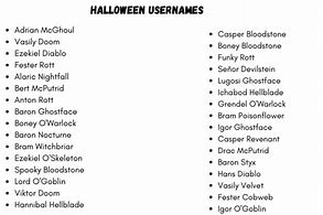 Image result for Usernames Aesthetic Halloween