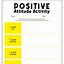 Image result for Postive Thinking and Acceptance Worksheet