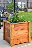 Image result for Wood Deck Planters