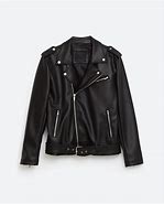 Image result for Men Zara Thermal Cream Leather Jacket