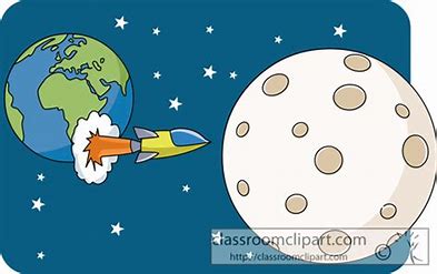 Image result for royalty free clip graphics of a rocket to the moon