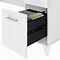 Image result for White L-shaped Desk with File Cabinet