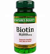 Image result for Nature's Bounty Biotin Vitamin | 10000 Mcg | 120 Soft Gels
