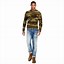 Image result for Knitted Camo Sweater