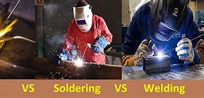 Image result for Soldering vs Welding