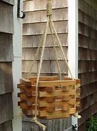 Image result for Cedar Wood Pot Hanger