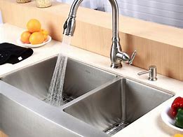 Image result for Double Bowl Kitchen Sink