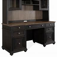 Image result for Riverside Executive Desk and Hutch