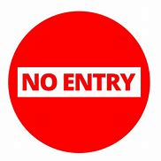 Image result for No Entry Sign Transparent