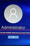 Image result for Disable Administrator Account Windows 1.0